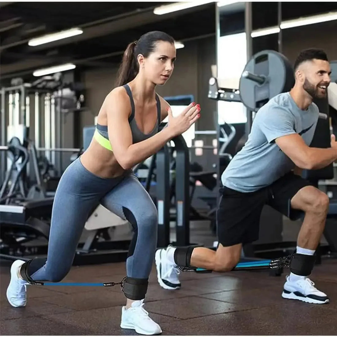 Best TPE Resistance Bands Ankle Straps for Home Leg Workouts