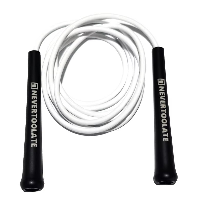 JR100-6 6 Mm Diameter PVC with THREAD CORE Skip Rope 15.5Cm Middle-Long Handle  GOOD QUALITY