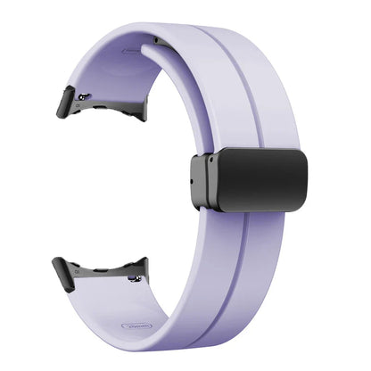 Silicone Strap for Google Pixel Watch 2 Magnetic Folding Buckle Wristband Soft Sport Bracelet for Google Pixel Watch Band Correa