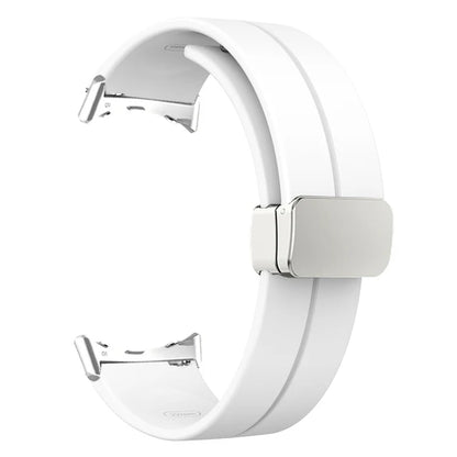 Silicone Strap for Google Pixel Watch 2 Magnetic Folding Buckle Wristband Soft Sport Bracelet for Google Pixel Watch Band Correa