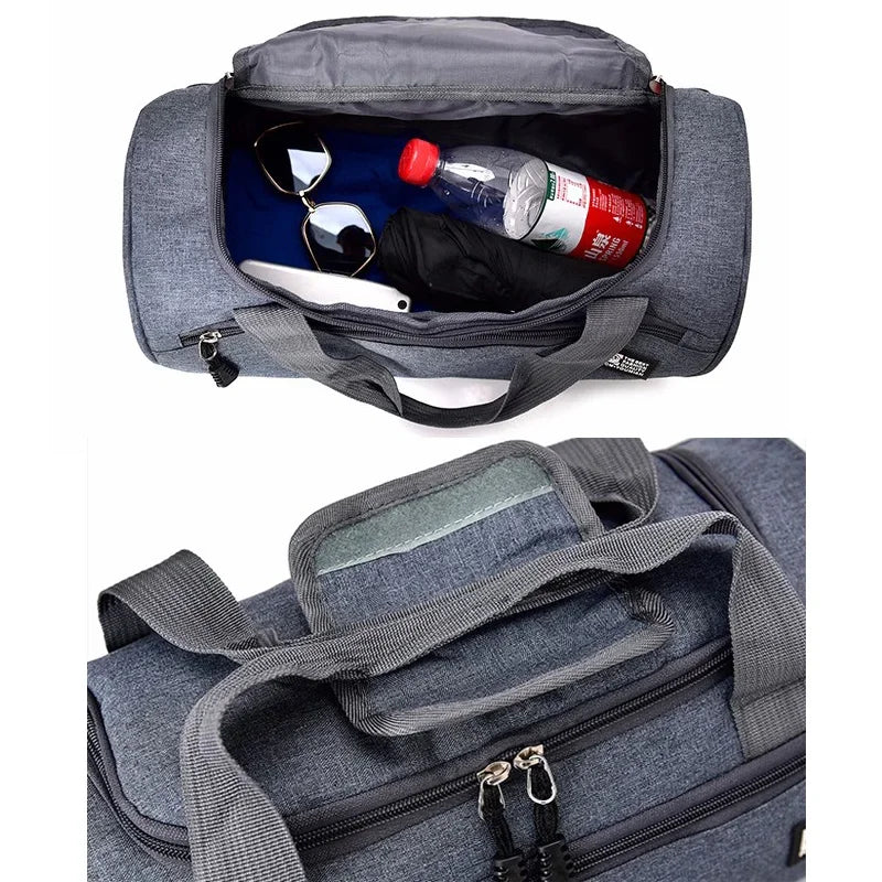 High Quality Women'S Travel Bag Men'S Outdoor Sports Luggage Handbag Weekend Trip Duffel Bag Female Shoulder Crossbody Bags Pack