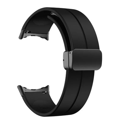 Silicone Strap for Google Pixel Watch 2 Magnetic Folding Buckle Wristband Soft Sport Bracelet for Google Pixel Watch Band Correa