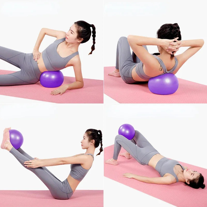 25Cm Yoga Ball Exercise Gymnastic Fitness Pilates Ball Balance Exercise Gym Fitness Yoga Core Ball Indoor Training Equipment